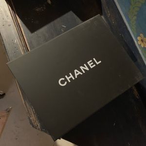 Empty Chanel shoe box